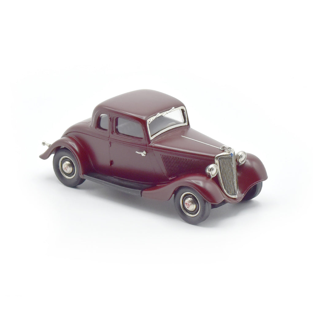 1934 Ford 5 Window Coupe ‘Hopped up’ Version - Maroon Satin